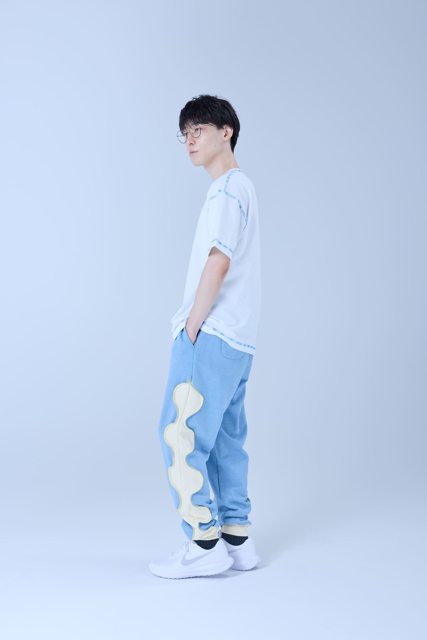 バイカラージョガーパンツ