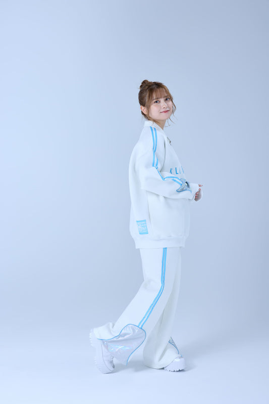 オーロラ×ラインパンツ