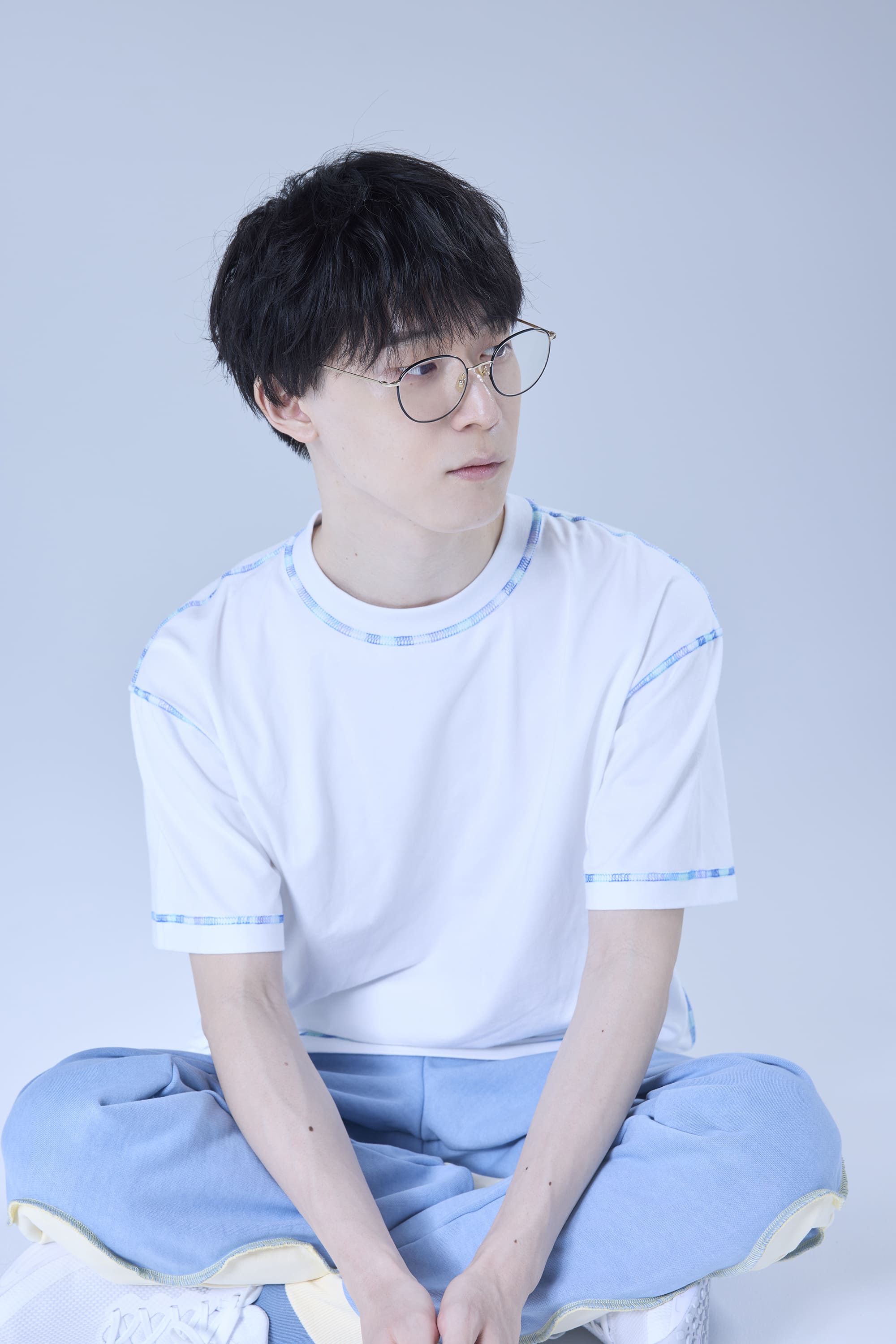 【タグ付き未使用】plage CLEAN COTTON シャツ　ブルー タグTシャツ – Klamone