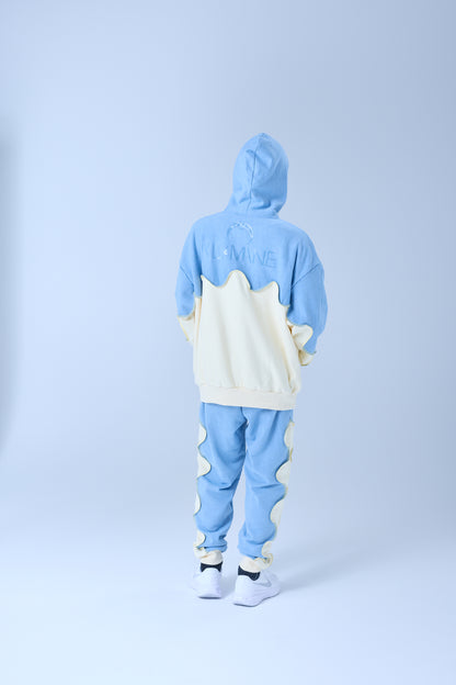 バイカラーパーカー