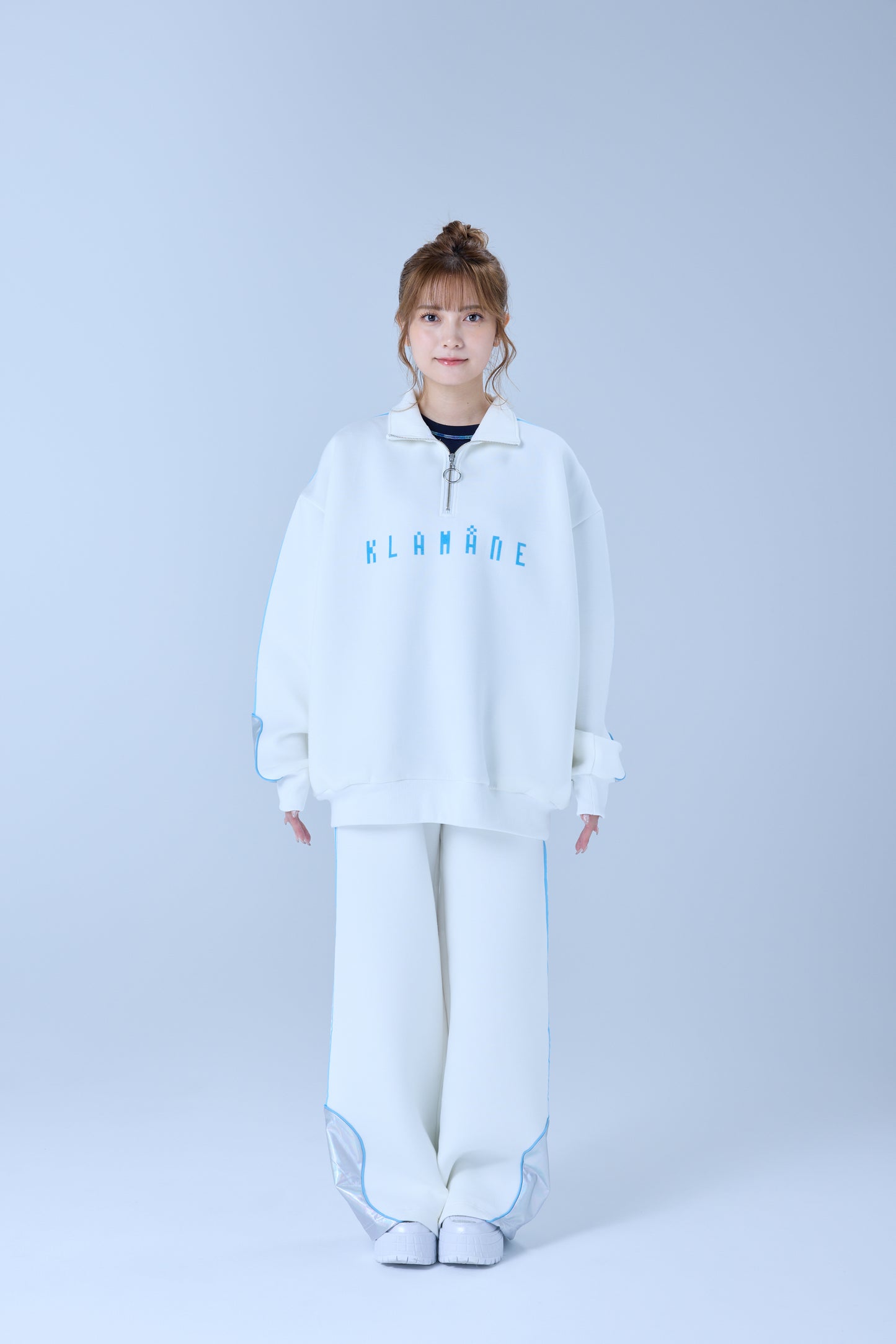 オーロラ×ラインプルオーバー