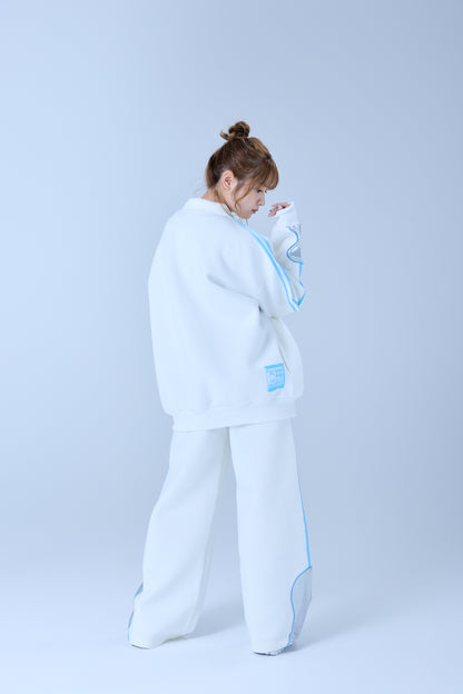 オーロラ×ラインパンツ