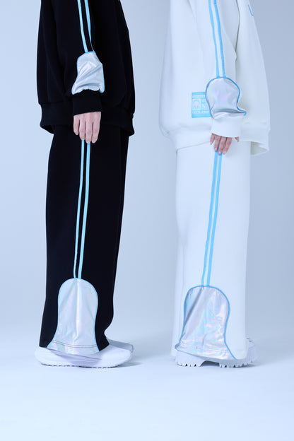 オーロラ×ラインパンツ